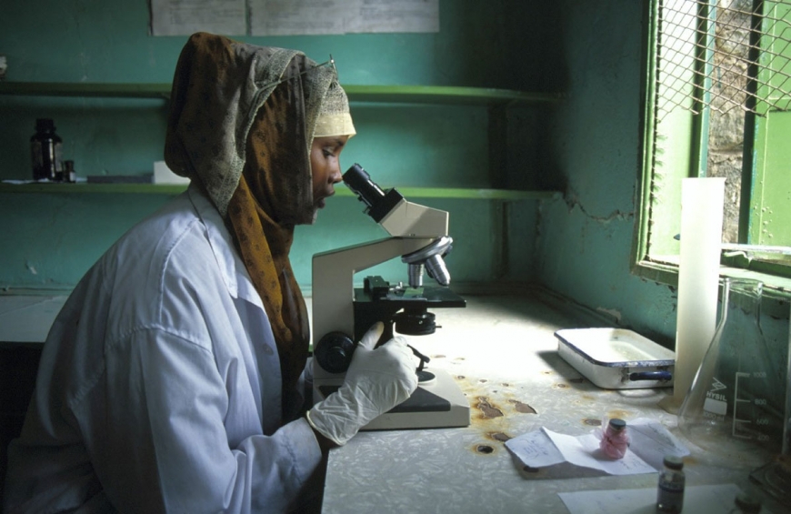 Student nurse in Somaliland